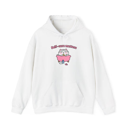 Self-Care Matters – Cozy Unisex Hoodie | Pudding Kitties