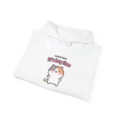 Come Here It's Hug Time – Cozy Unisex Hoodie | Pudding Kitties